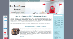 Desktop Screenshot of bestricecookerreviews.org
