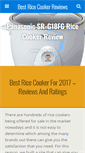 Mobile Screenshot of bestricecookerreviews.org