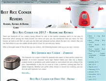 Tablet Screenshot of bestricecookerreviews.org